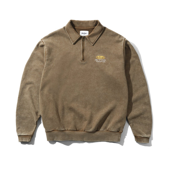 Corp 1/4 Zip Pullover, Brown