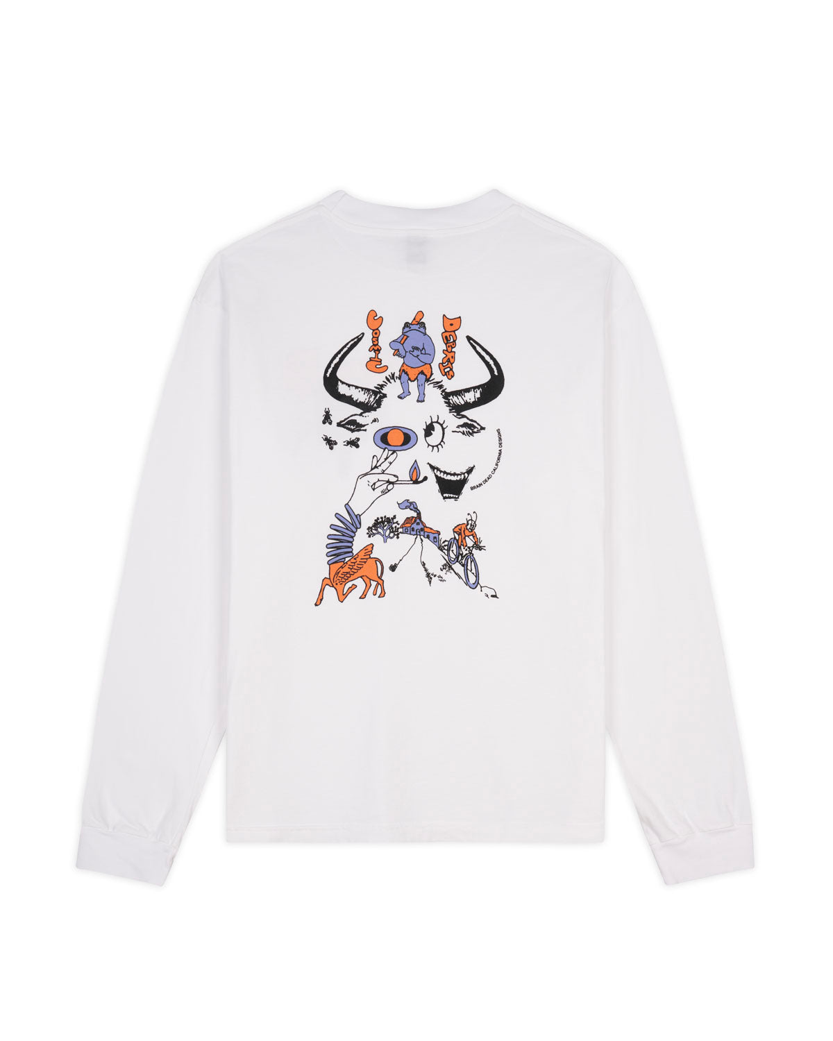 Cosmic Debris L/S Tee, White