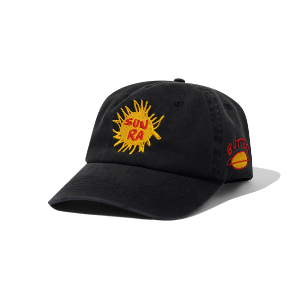 Butter Goods Cosmo Earth Fantasy Cap, Washed Black