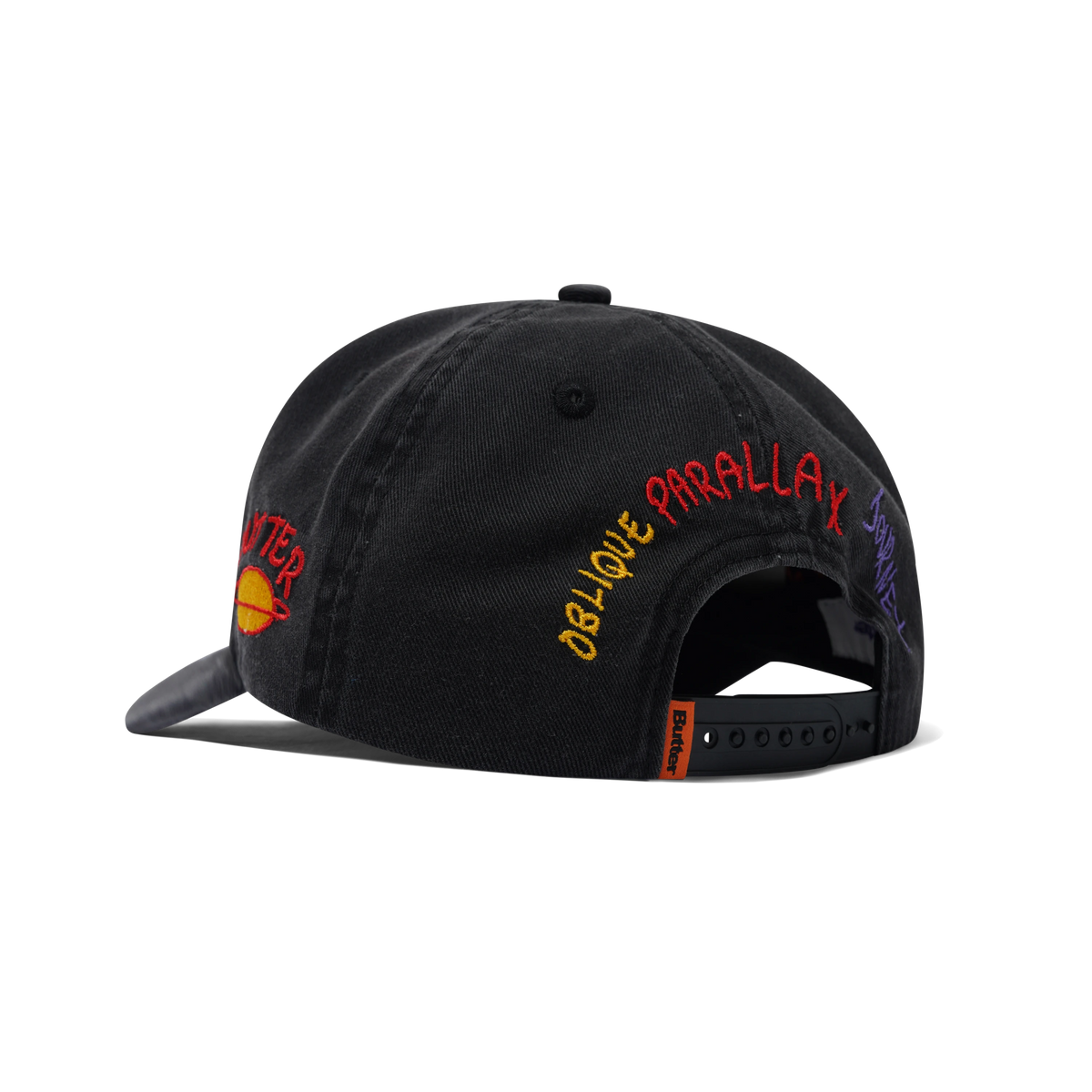 Cosmo Earth Fantasy Cap, Washed Black