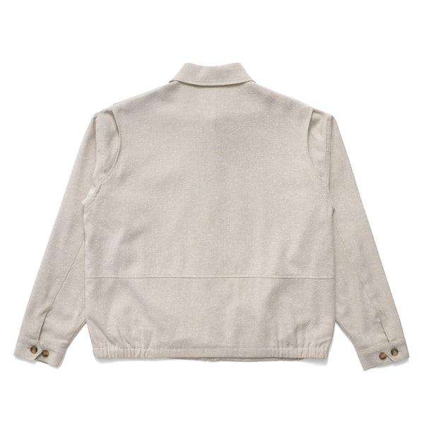 Metalwood Cotton Blouson, Natural