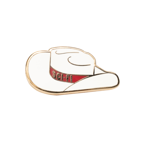 Sci-Fi Fantasy Hat Pin, Gold