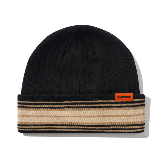 Crest Beanie, Black