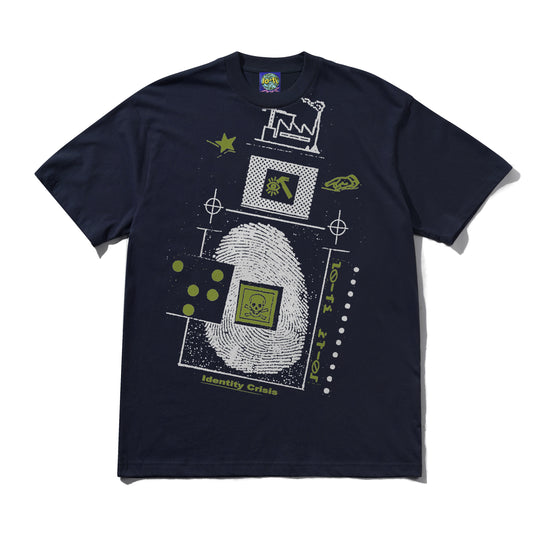 Crisis Tee, Navy