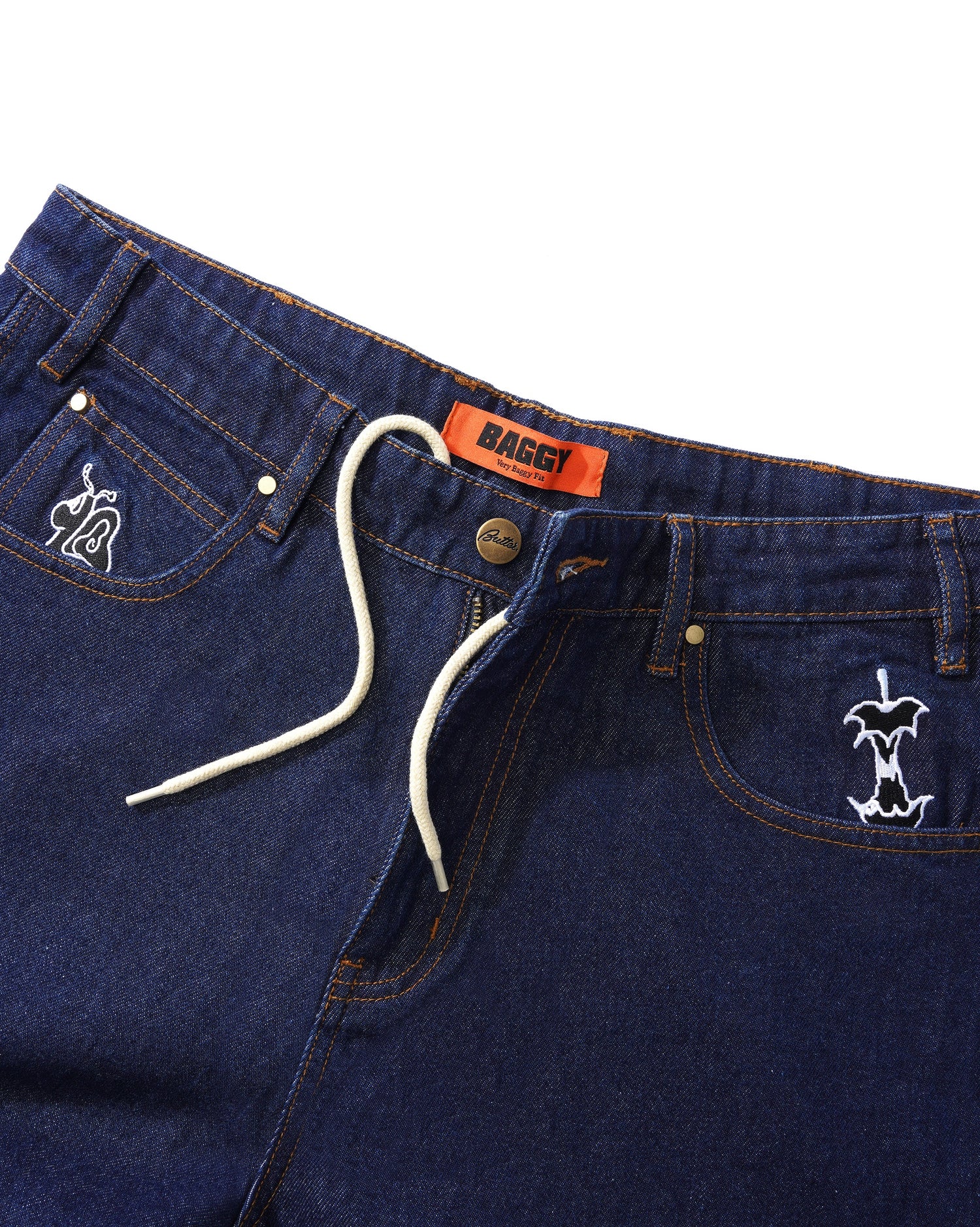 Critter Denim Jeans, Dark Indigo