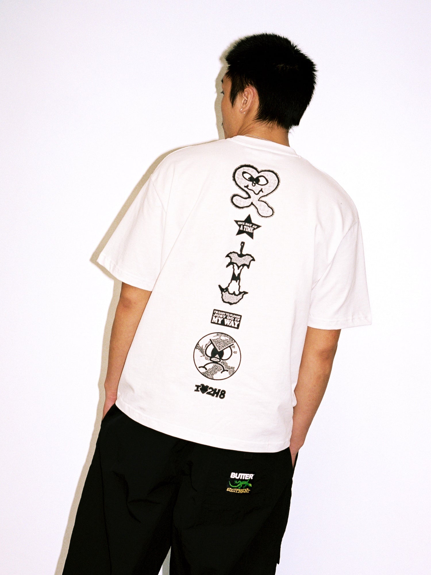 Pins Tee, White