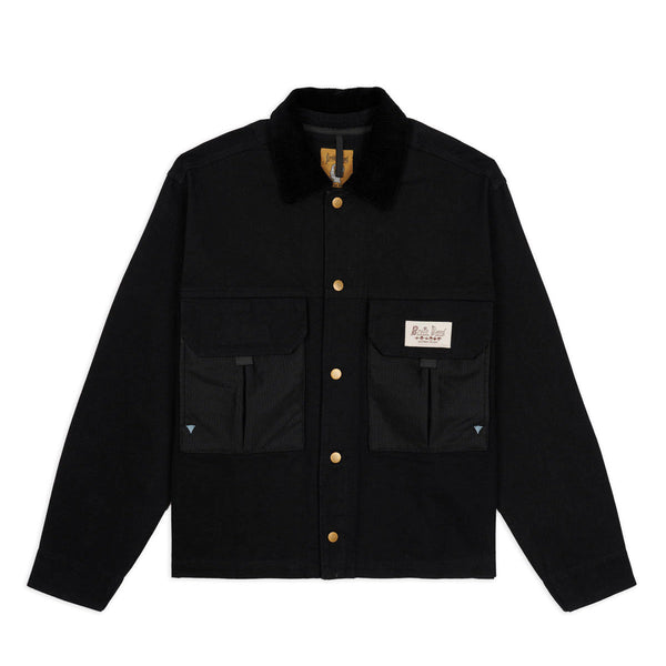 Brain Dead Cropped Chore Jacket, Black