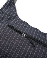 Crossbody Bag, Grid Denim