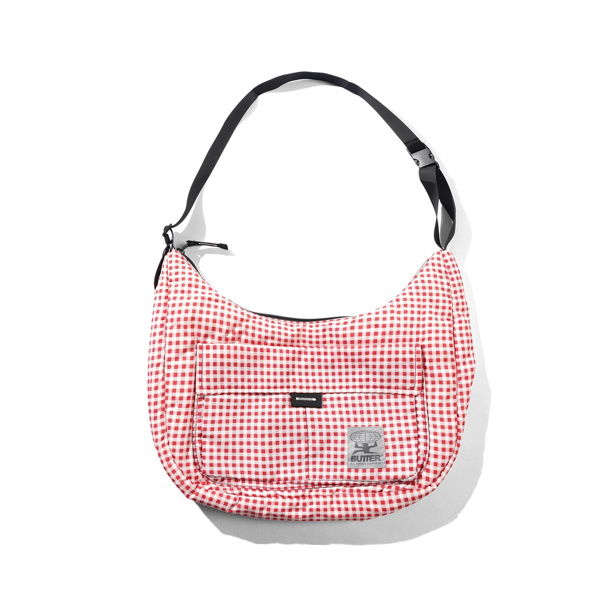 Crossbody Bag, Red Gingham