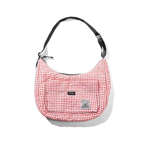 Butter Goods Crossbody Bag, Red Gingham