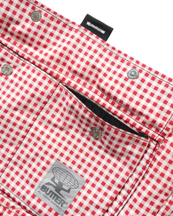 Butter Goods Crossbody Bag, Red Gingham