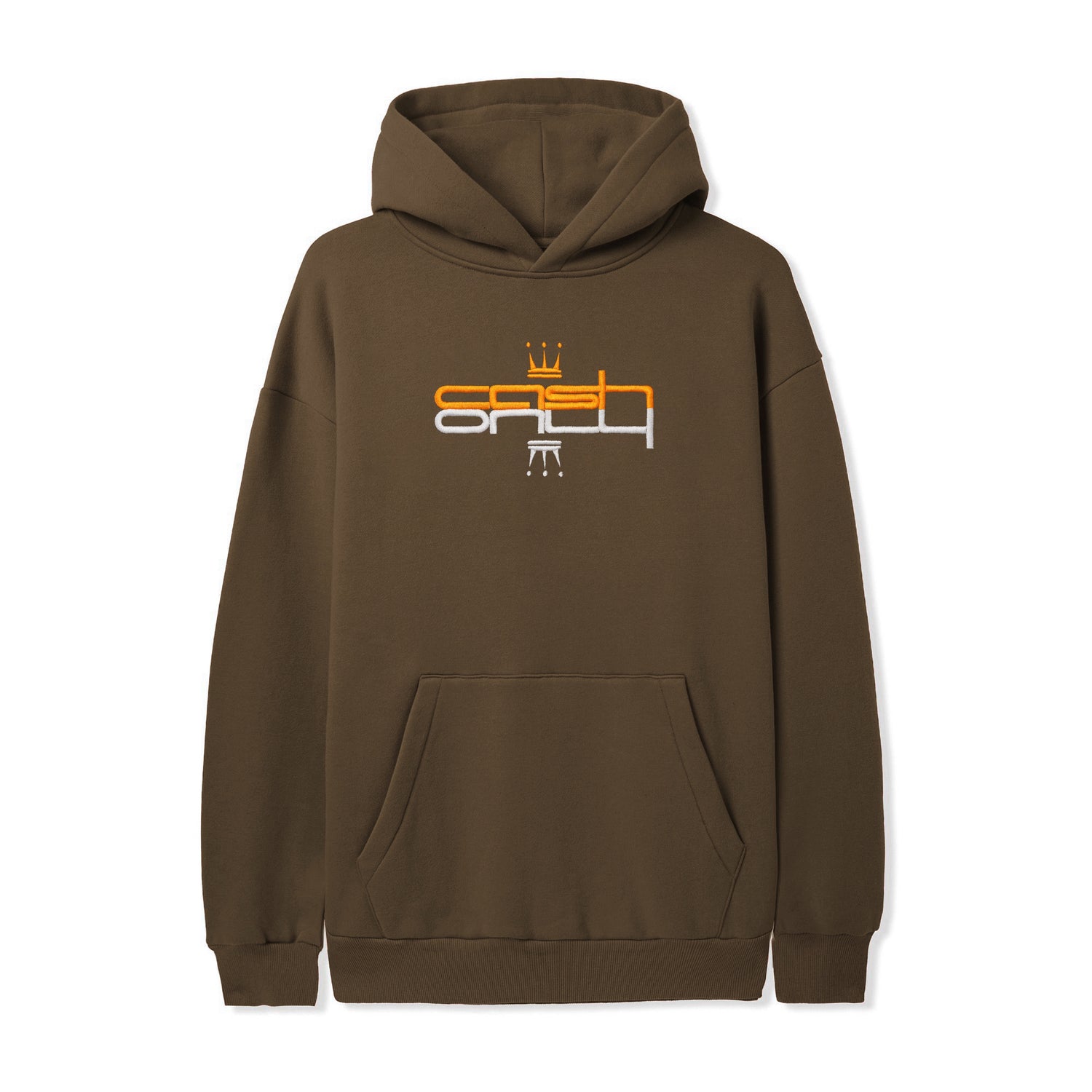 Crown Pullover Hood, Brown