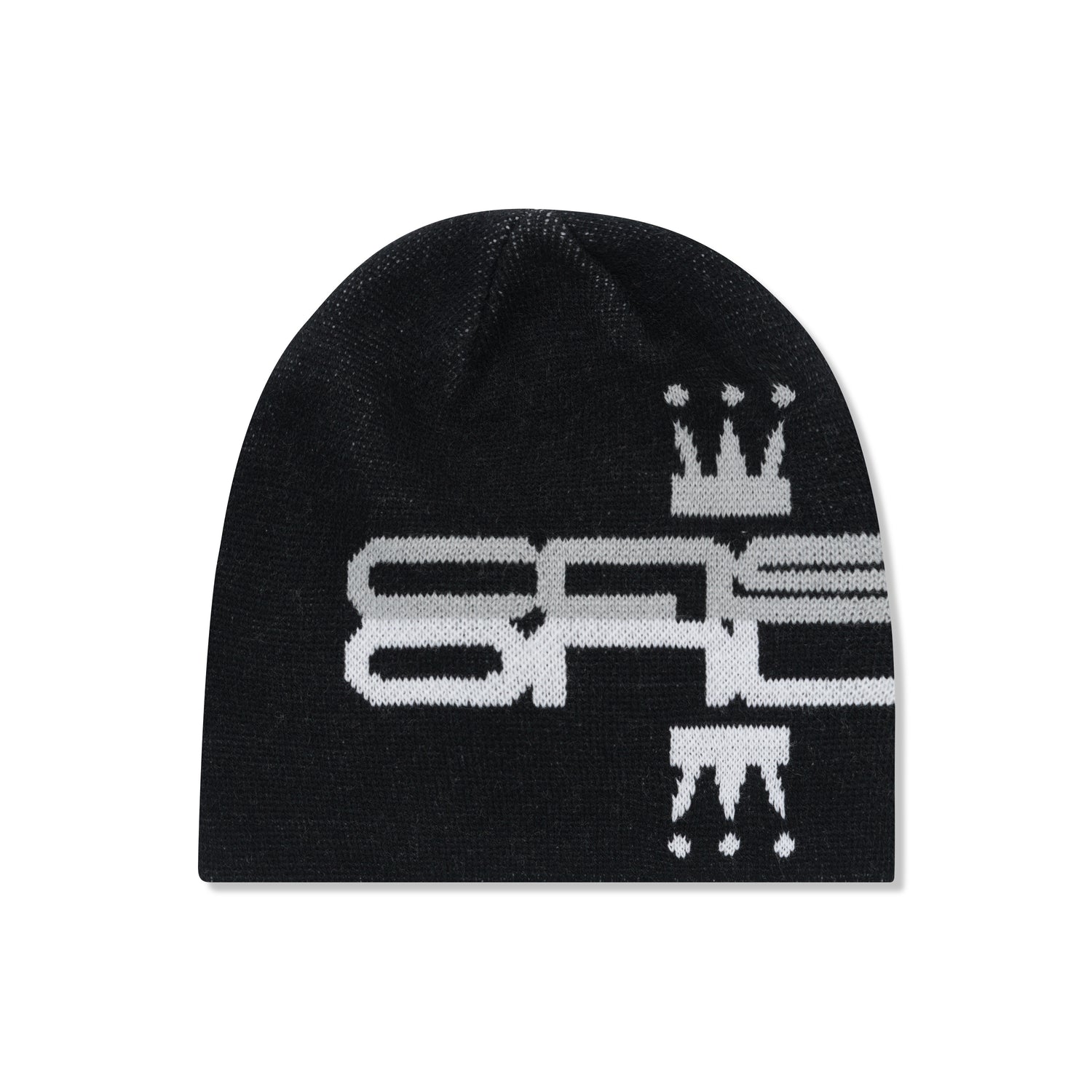 Crown Skully Beanie, Black