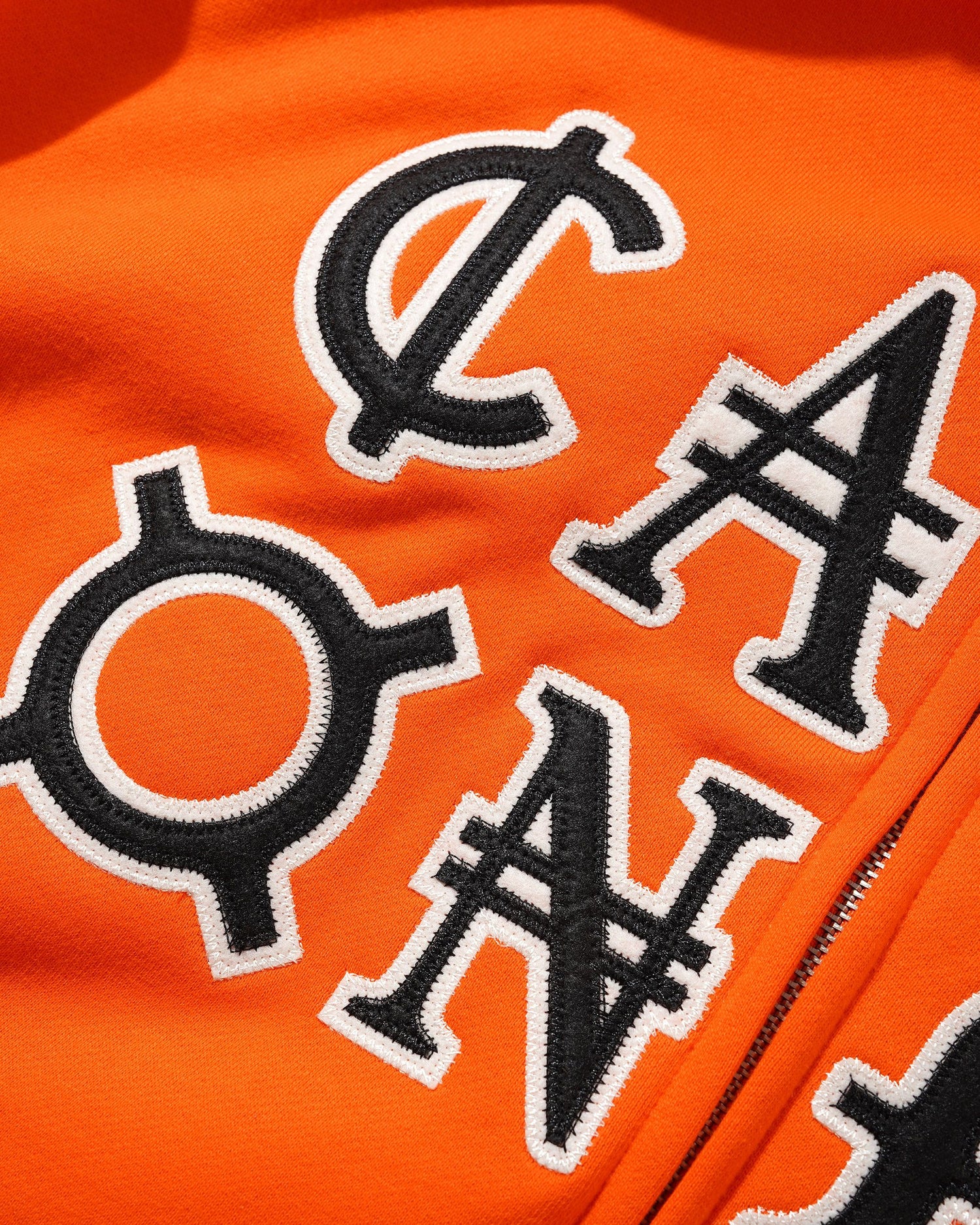 Currency Zip-Thru Hood, Orange