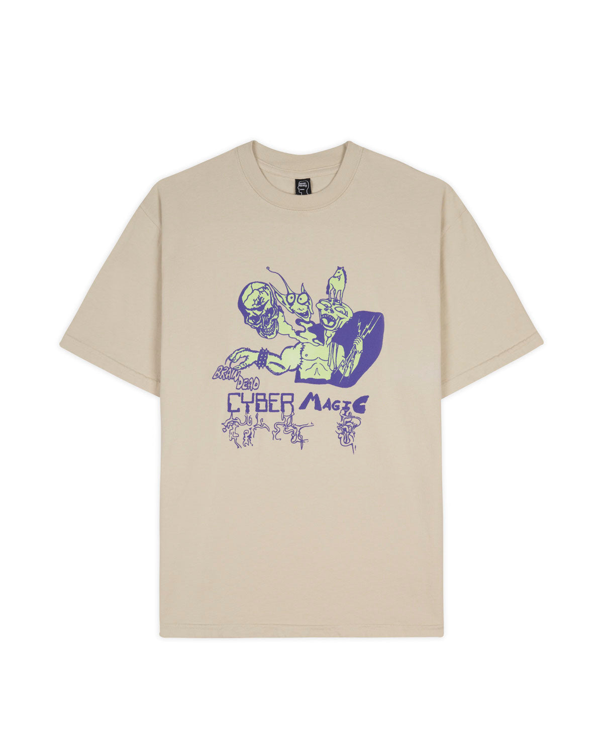 Cyber Magic Tee, Oatmeal