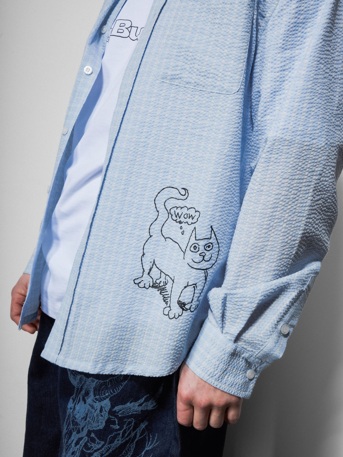 Alive Again Shirt, Light Blue