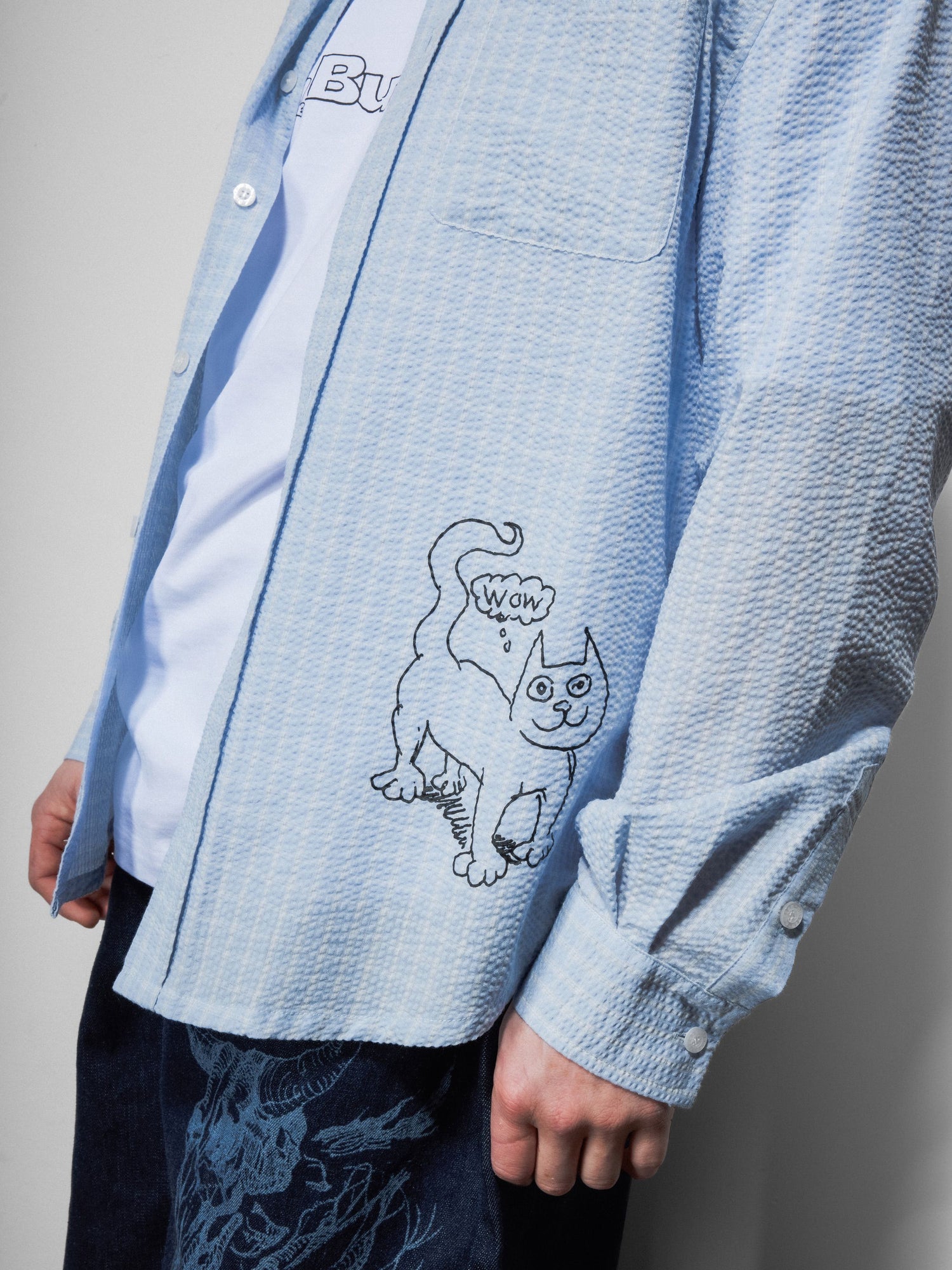 Alive Again Shirt, Light Blue