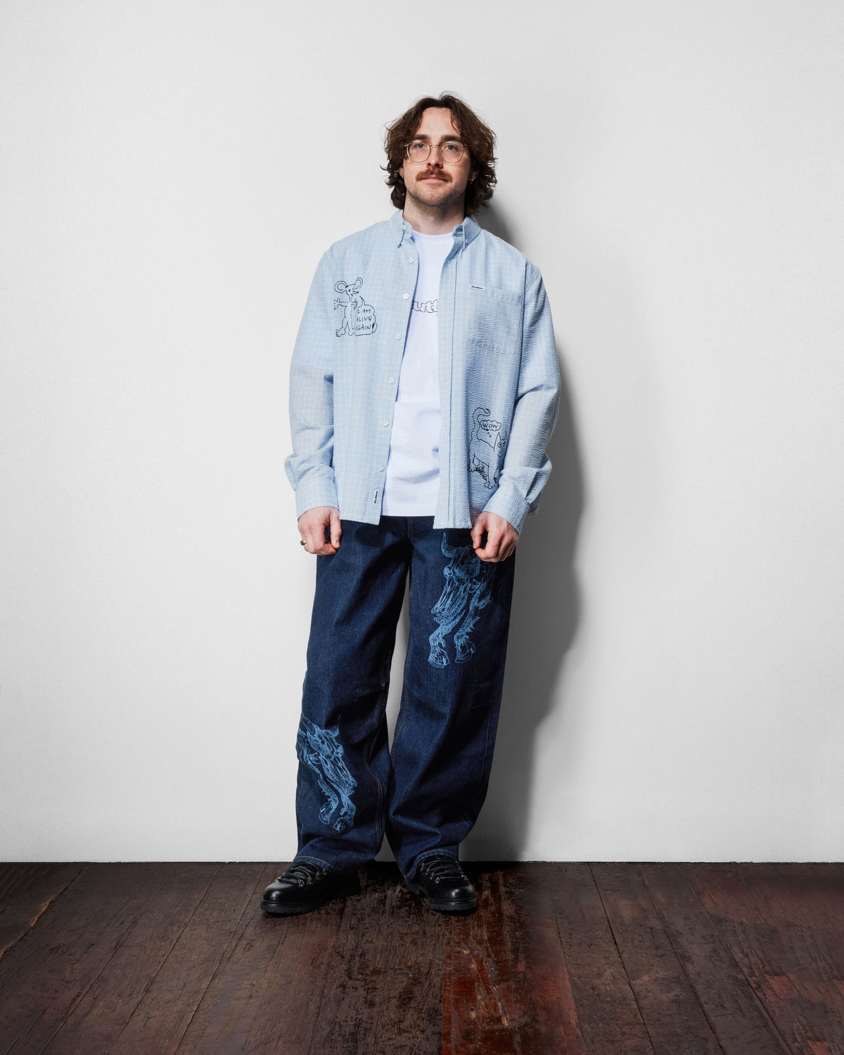 Alive Again Shirt, Light Blue