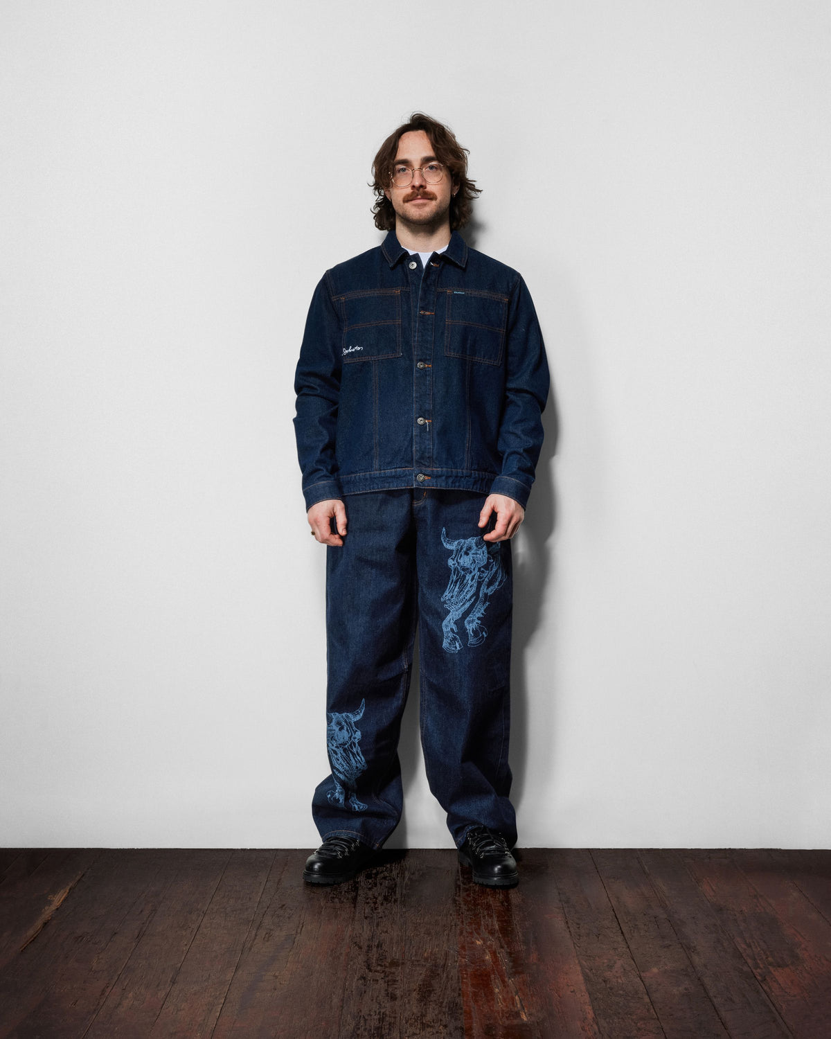 Bull Selvedge Denim Jacket, Raw Indigo