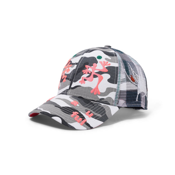 b.Eautiful Biyu Hat, Black White Camo / Buffalo Check