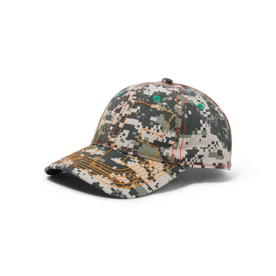Vapor 6 Panel Hat, Cala Digi camo / Orange