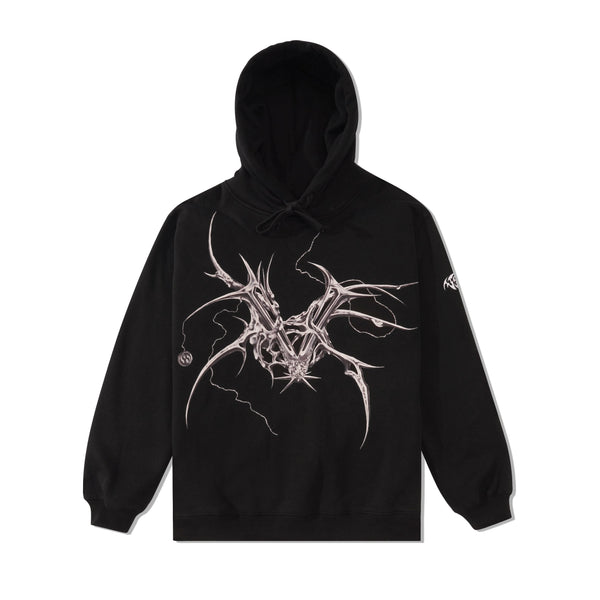 Velvet Cadet Kid Pullover Hood, Black