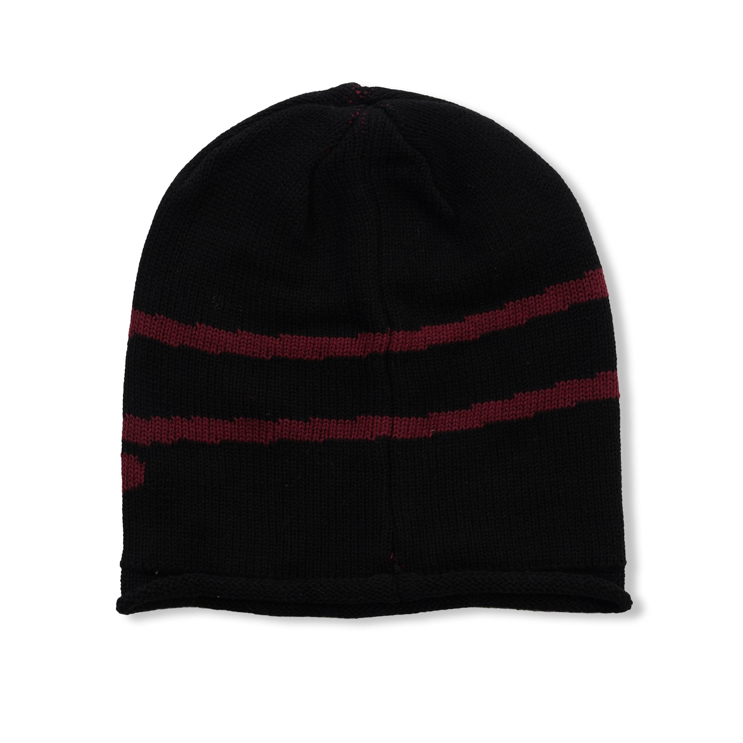 Knit Swirl Beanie, Red Swirl