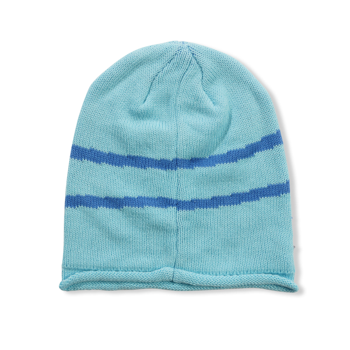 Knit Swirl Beanie, Blue Swirl