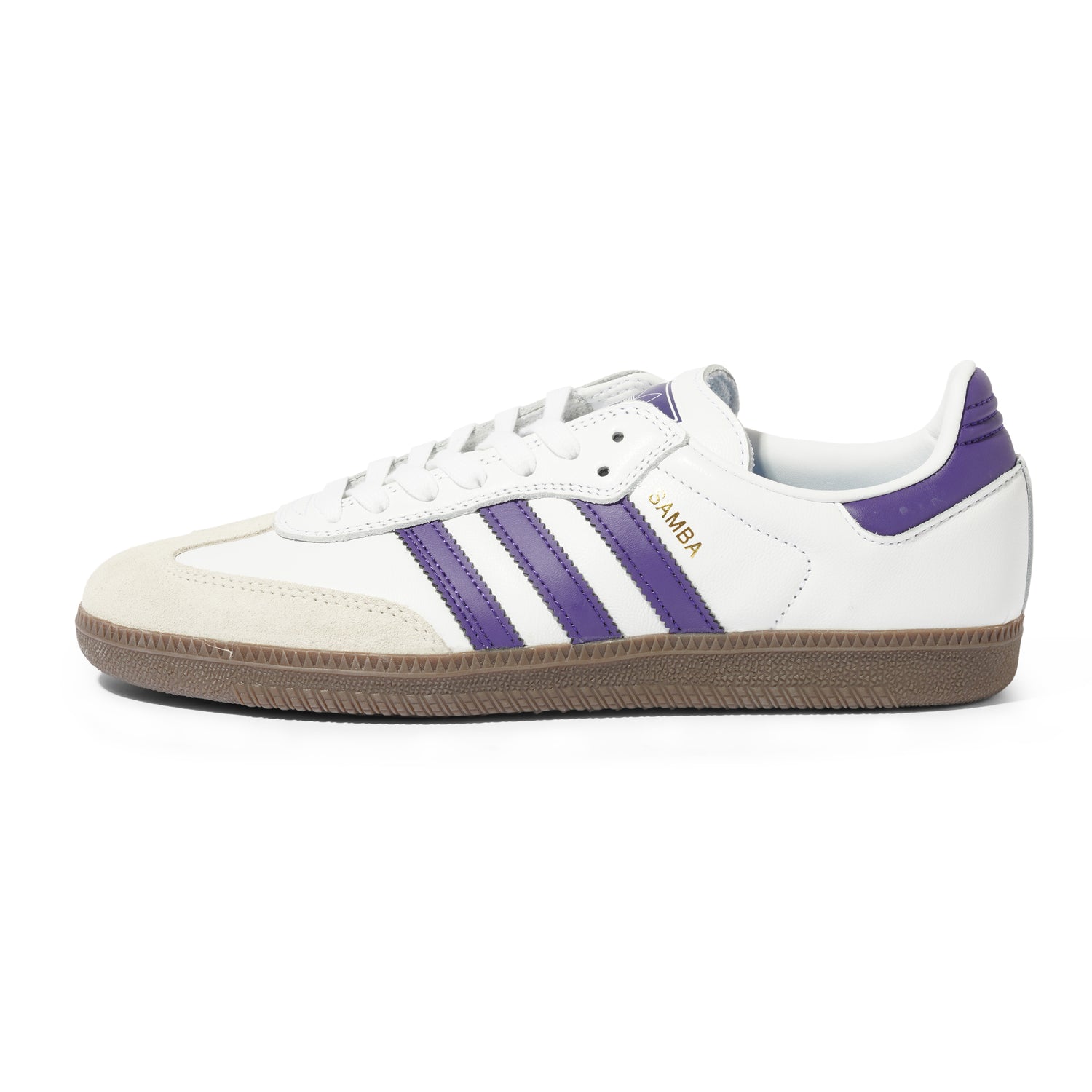 Samba ADV, Cloud White / Collegiate Purple / Gold Metallic