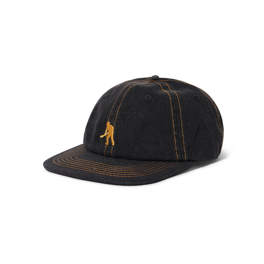 Workers Club Denim Cap, Washed Black