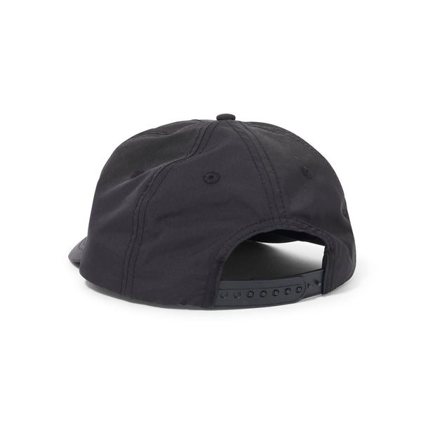 Metalwood Satin Stars 5-Panel Hat, Black