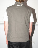 Poly Filled Reversible Vest, Fatigue Green