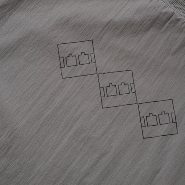 The Trilogy Tapes Tech Fabric Sports Crewneck, Charcoal