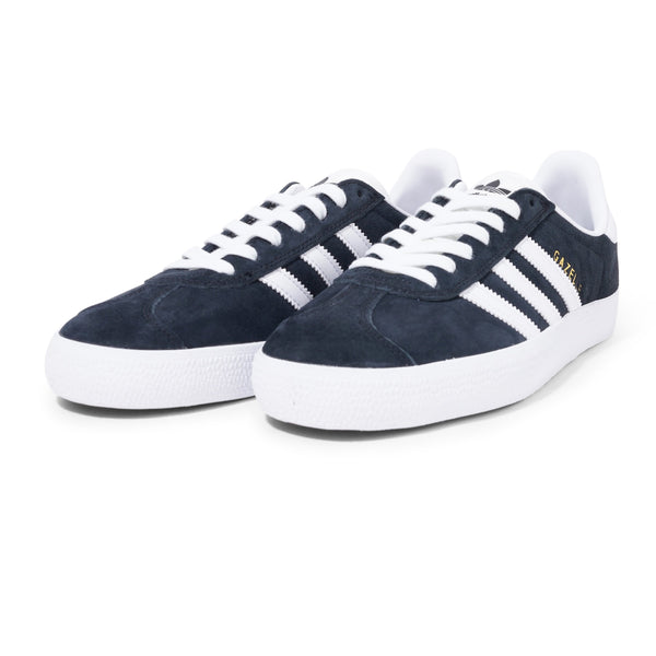 Adidas Gazelle ADV, Core Black / Cloud White / Gold Metallic