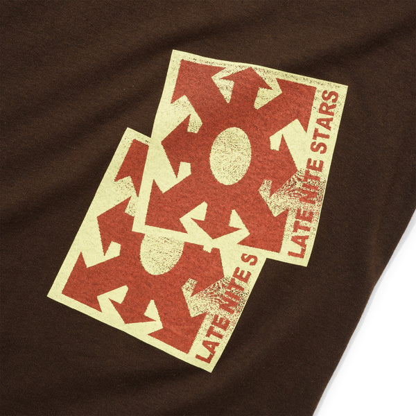 Late Nite Stars Chaos Tee, Brown