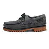 Authentics 3-Eye Classic Boat Shoe, Dark Grey Nubuck