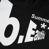 Logo*12 Pullover Hood, Black