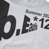 Logo*12 Pullover Hood, Heather Grey