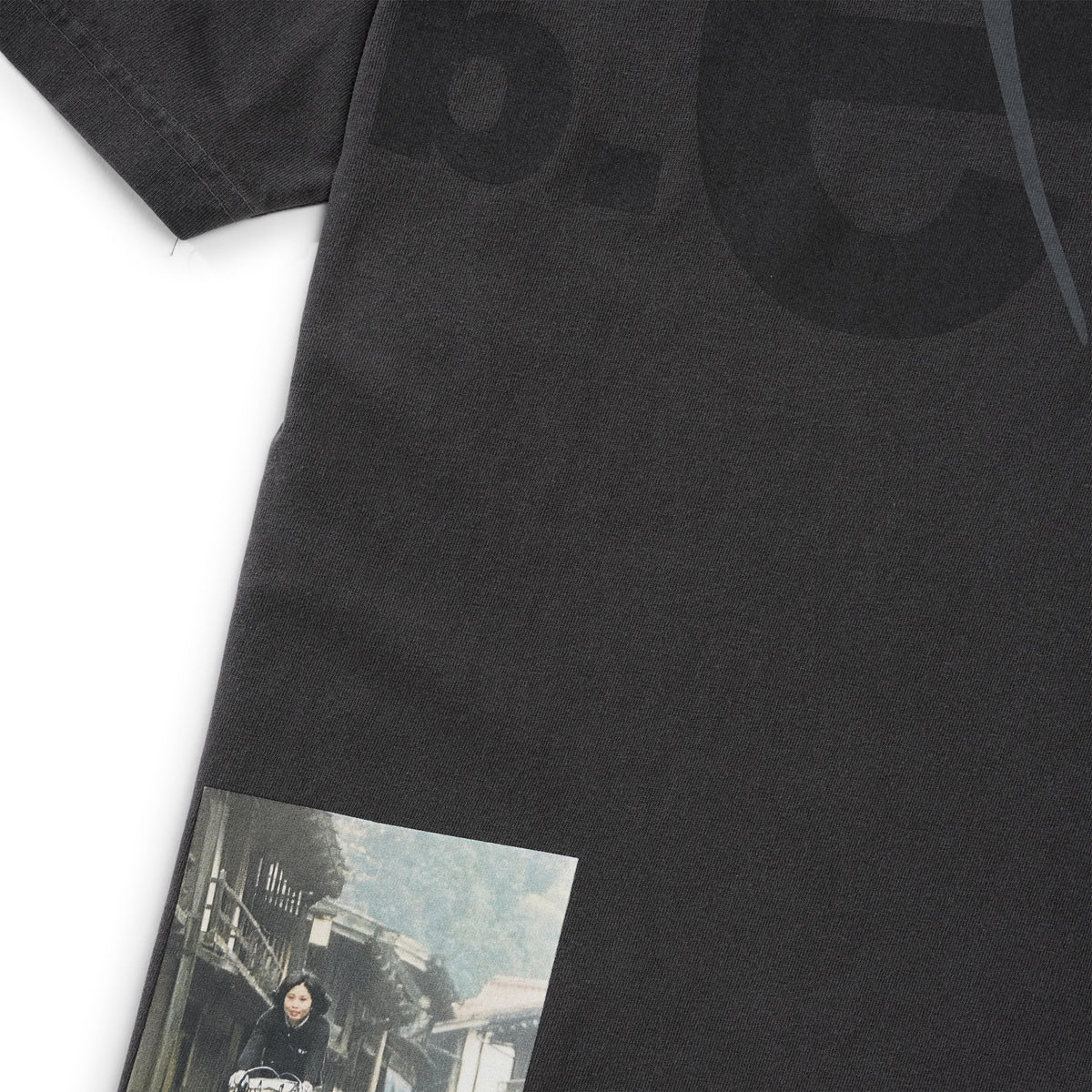 Joy of Cycling Tee, Vintage Black