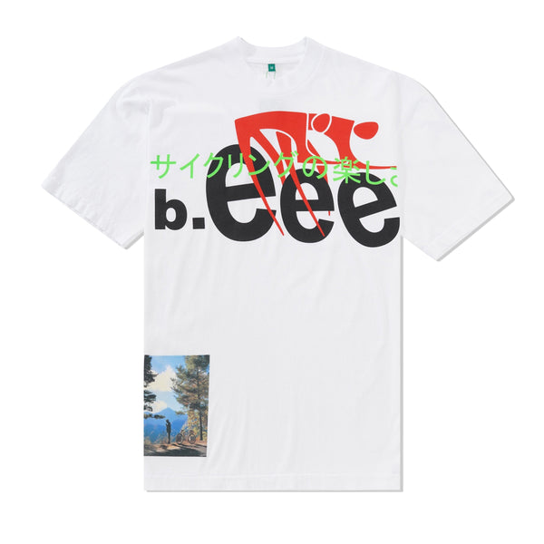 b.Eautiful Joy of Cycling Tee, White