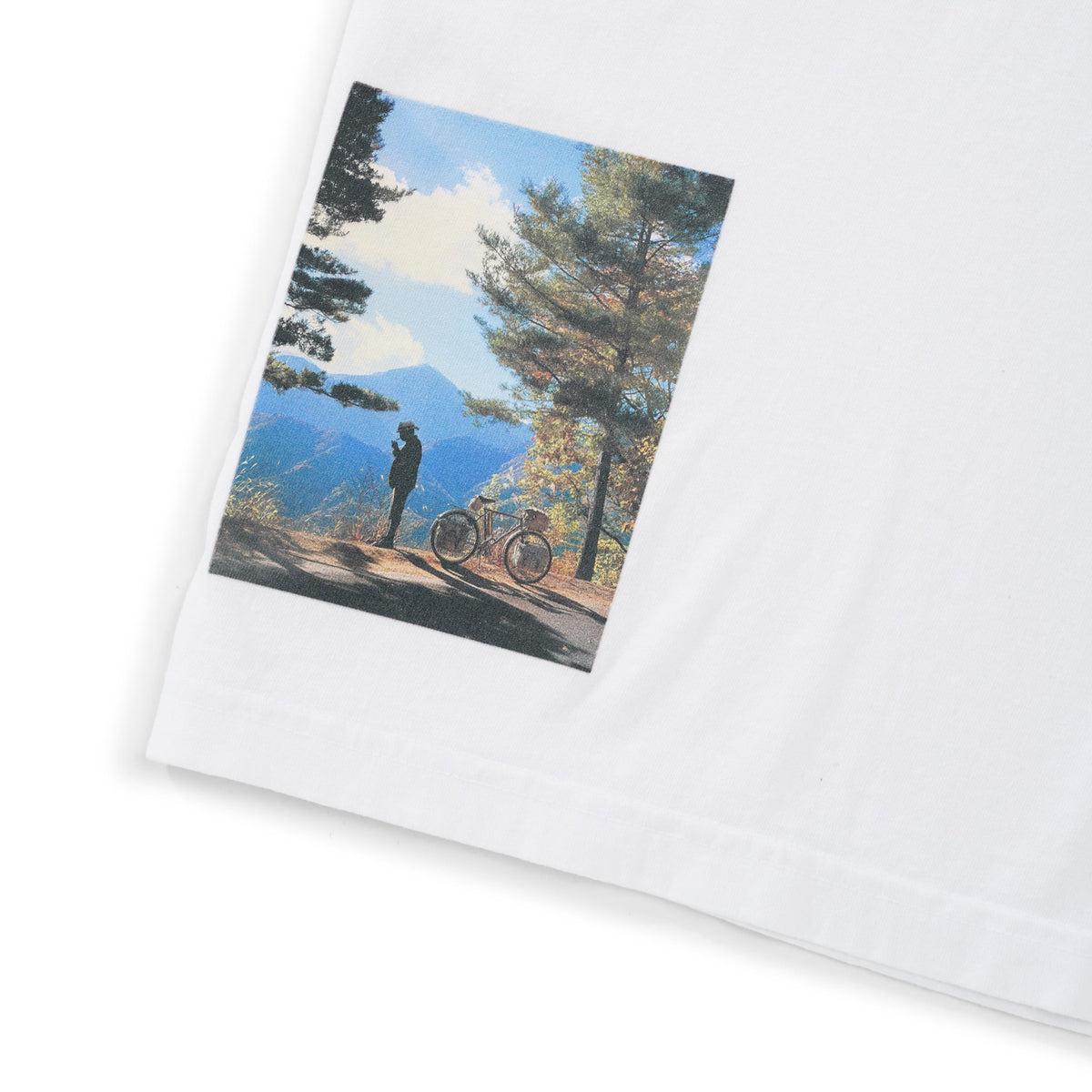 Joy of Cycling Tee, White