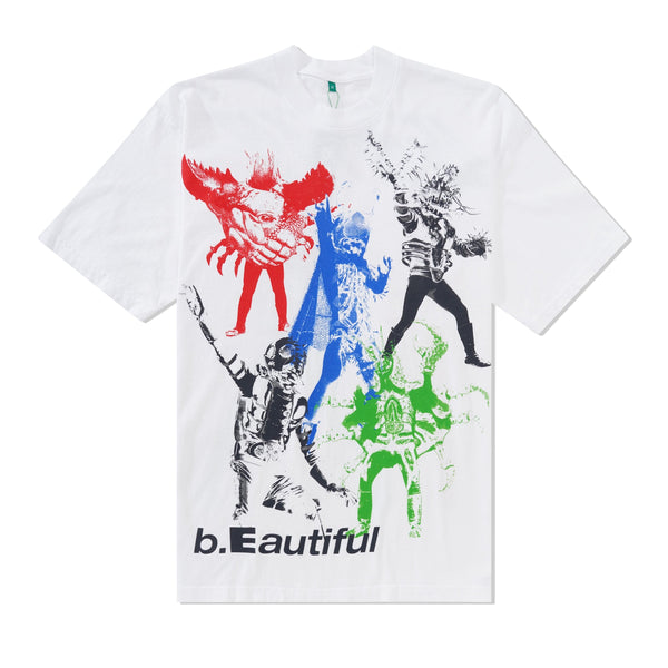 b.Eautiful Hero Tee, White