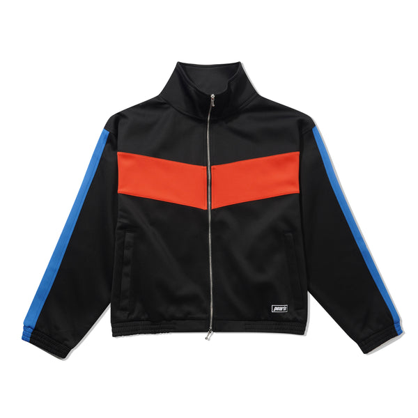 Pearls Skateboards Runner Jacket, Black
