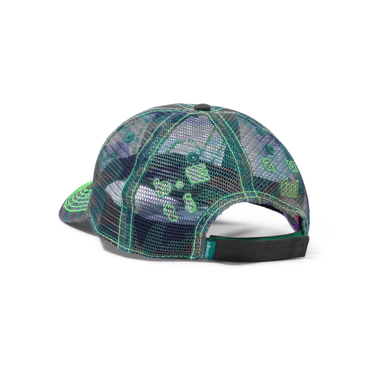 Vapor 6 Panel Hat, Army Camo Mesh