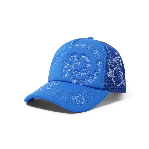 b.Eautiful b.i Foam Trucker Hat, Beach Blue