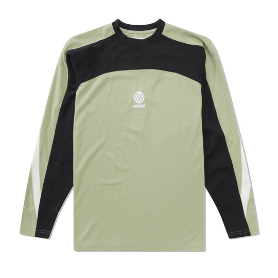 Paneled Poly Top, Mint