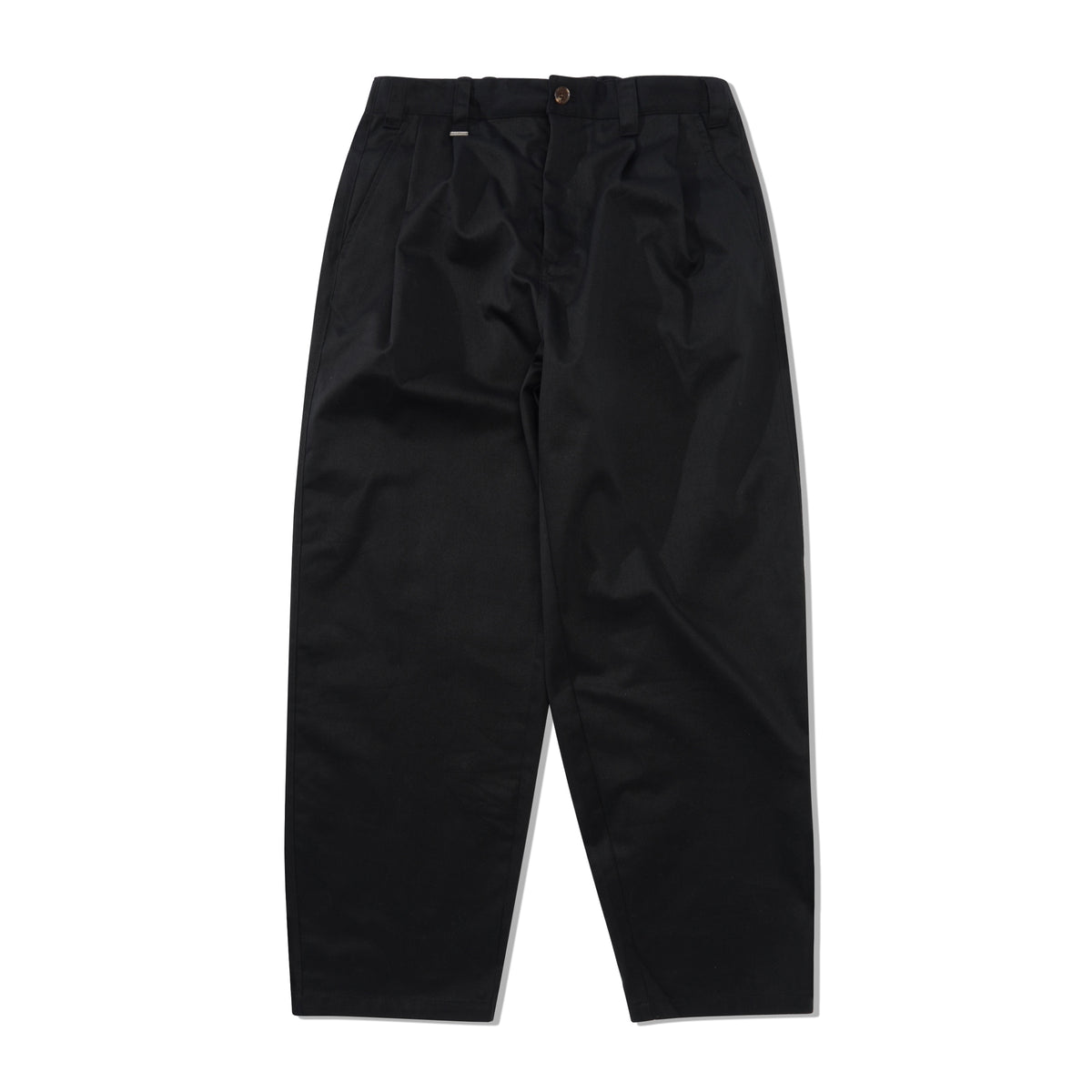 Elastic Waist Baggy Pant, Black