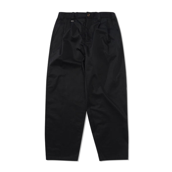 Metalwood Elastic Waist Baggy Pant, Black