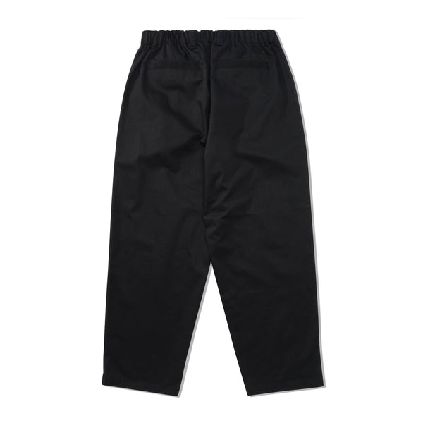 Metalwood Elastic Waist Baggy Pant, Black