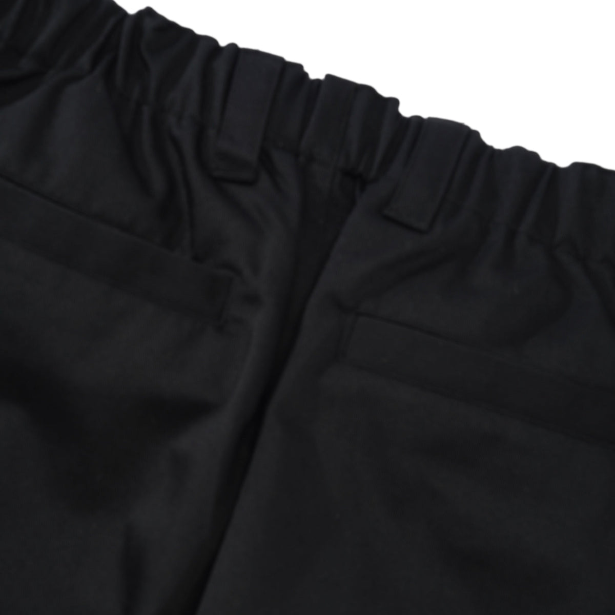 Elastic Waist Baggy Pant, Black